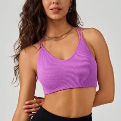 3Pcs Womens Anti Shock Running Fitness Sports Bra